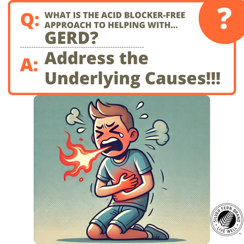 Acid blocker-free approach to GERD - gut health, reflux, heartburn