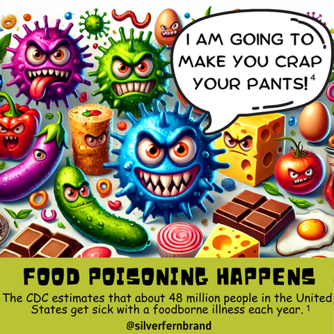 Food poisoning happens - gut health, salmonella, immunoglobulins