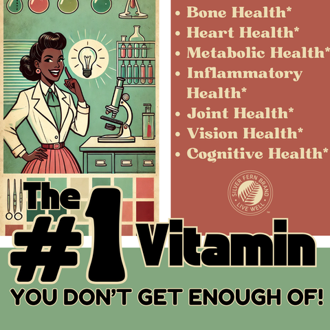 The #1 vitamin you don't get enough of - heart health, bone health, K2, D3