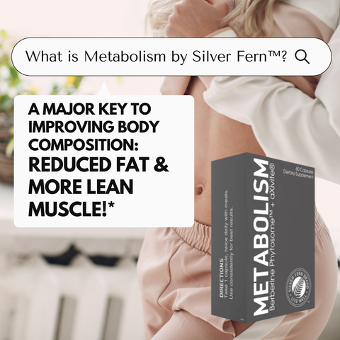 Introducing Metabolism: Reduced Fat, More Lean Muscle - gut health, berberine, capsaicin