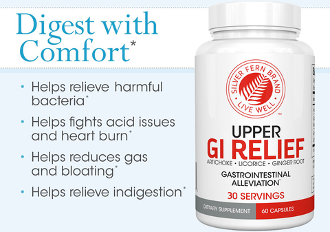 Upper and Lower GI Digestion Support Kit - GI Relief and Digestive Enzymes