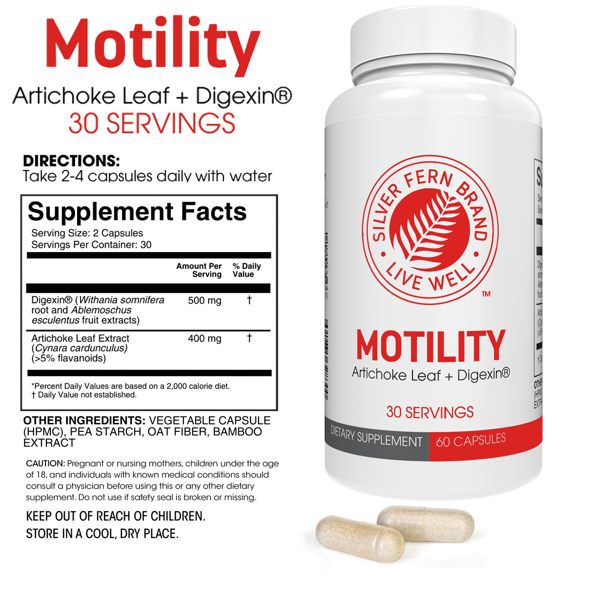 Motility - Non-Laxative Constipation and Slow Motility Boost