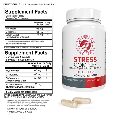 Stress Complex Supplement Facts