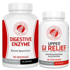 Upper and Lower GI Digestion Support Kit - GI Relief and Digestive Enzymes